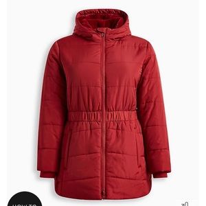NWT Torrid Fit and Flare Puffer Coat